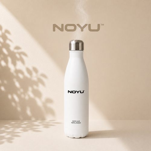Bouteille isotherme inox slim 17oz NOYU CAFÉ — insulated stainless water bottle aesthetic